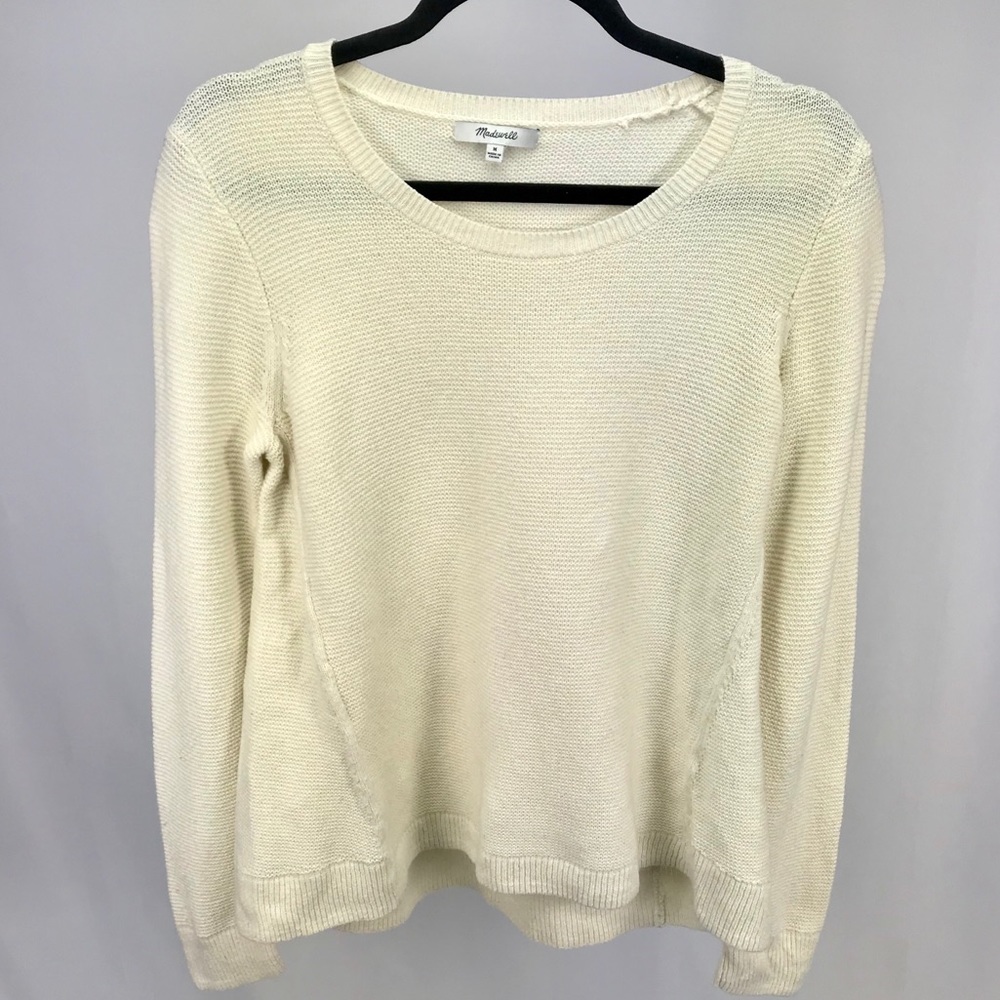 Madewell Ivory Sweater Medium